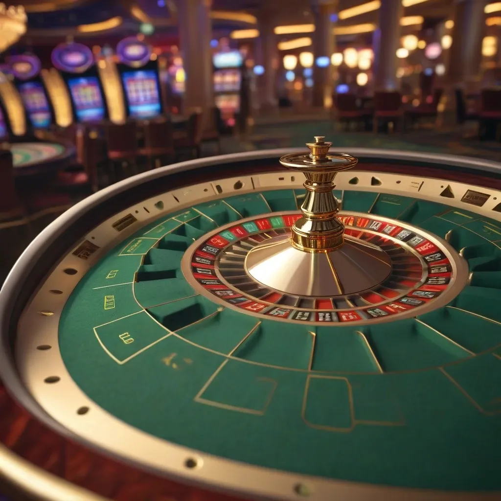 Golden Roulette Wheel